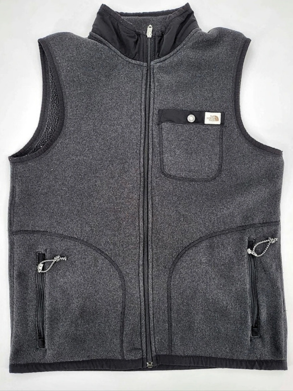 The North Face Denali Fleece Vest Men'Small Gray Size Small